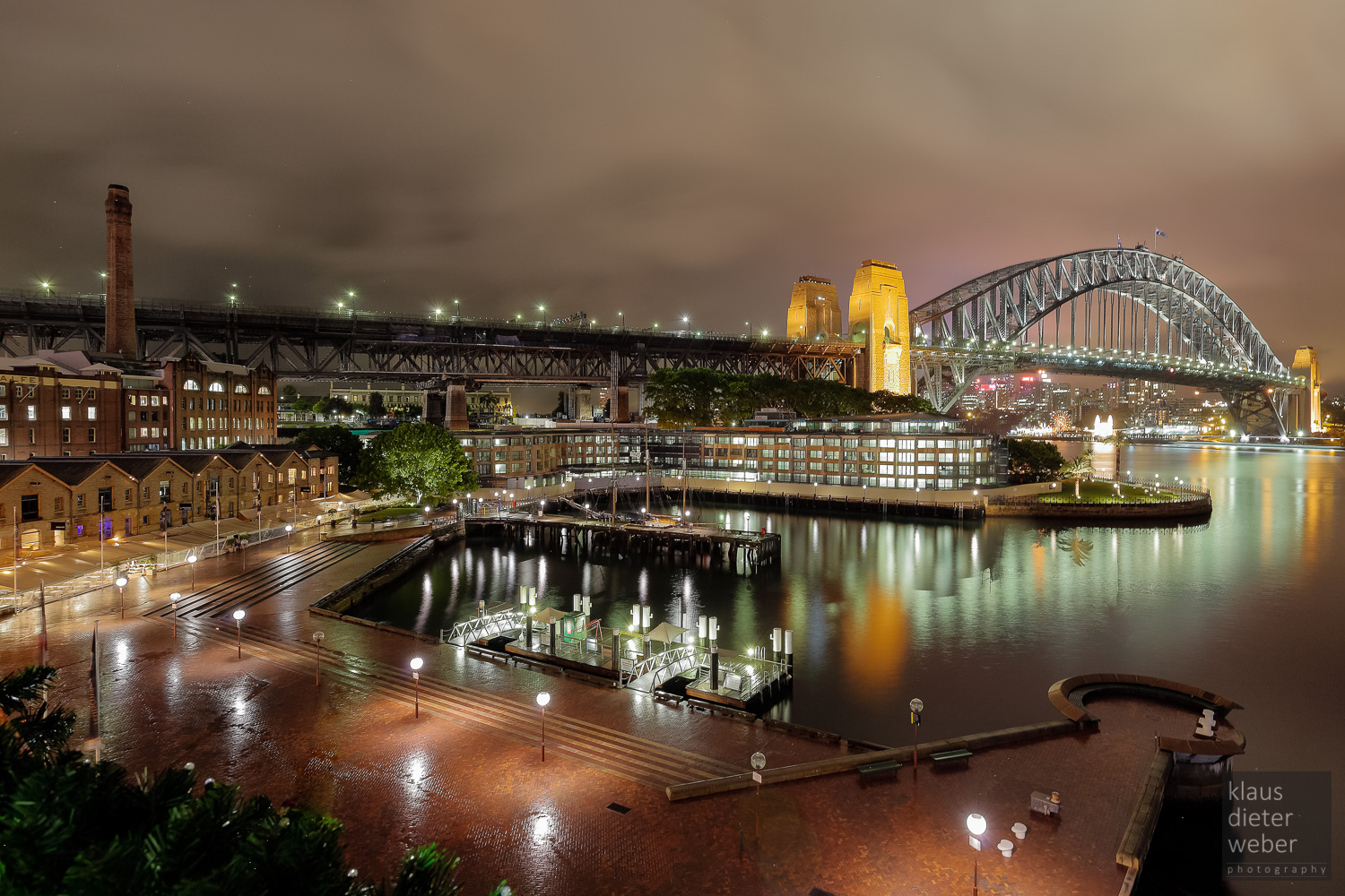 Fine Art Print Sydney Harbour Night